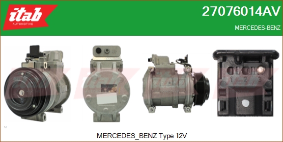 Kompresor klimatizácie ITAB AUTOMOTIVE SRL