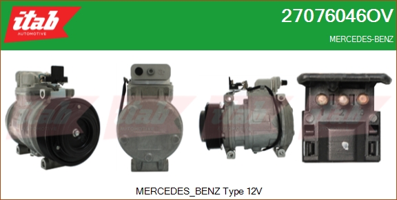 Kompresor klimatizácie ITAB AUTOMOTIVE SRL