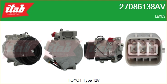 Kompresor klimatizácie ITAB AUTOMOTIVE SRL