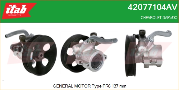 Hydraulické čerpadlo pre riadenie ITAB AUTOMOTIVE SRL