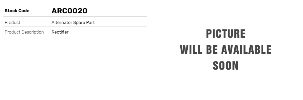 Usmerňovač alternátora Lucas Elektrik A.Ş.