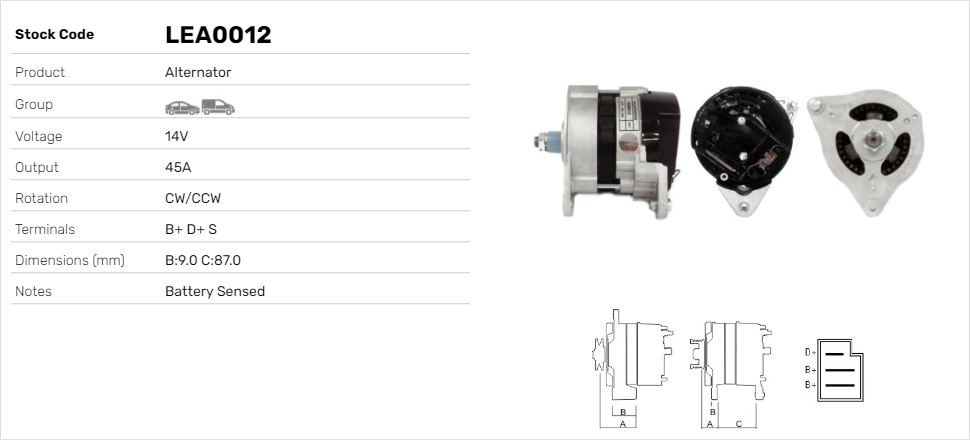 Alternátor Lucas Elektrik A.Ş.
