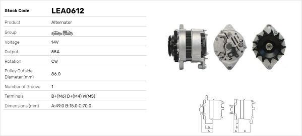 Alternátor Lucas Elektrik A.Ş.
