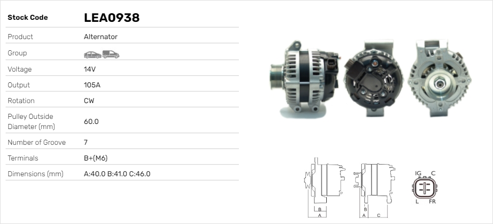 Alternátor Lucas Elektrik A.Ş.