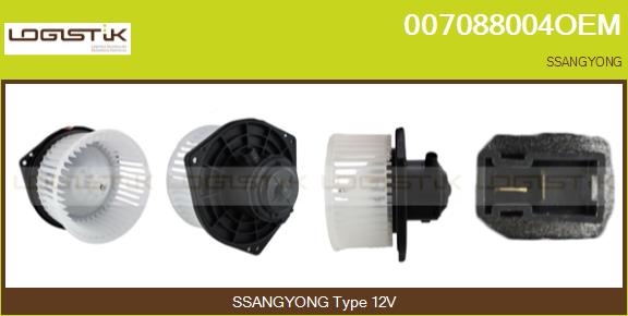 Vnútorný ventilátor LOGISTIK