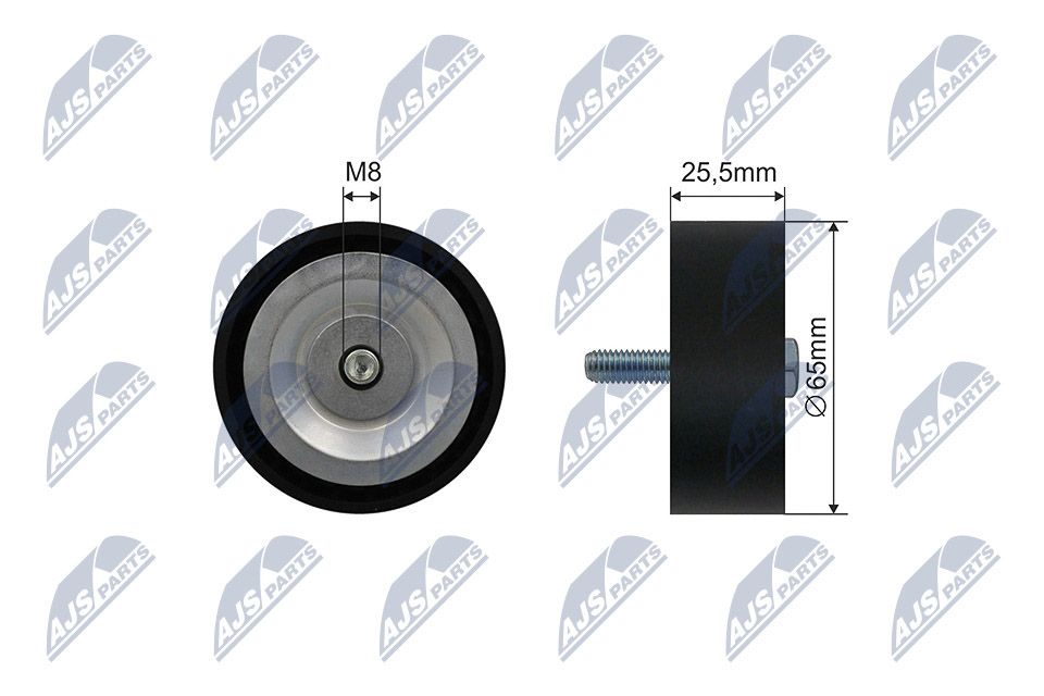 Napínacia kladka rebrovaného klinového remeňa NTY