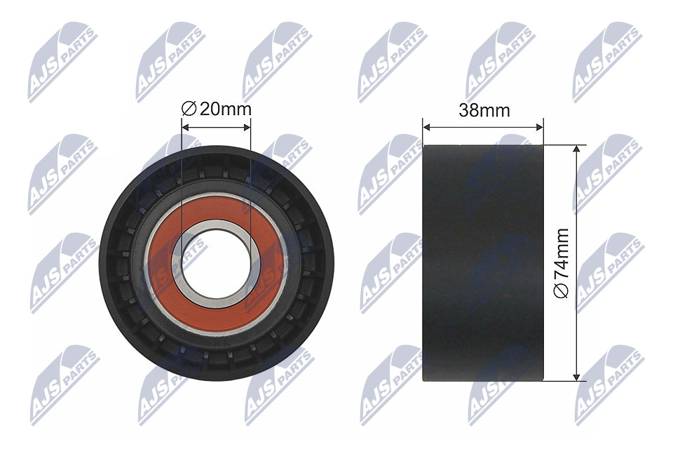 Napínacia kladka rebrovaného klinového remeňa NTY