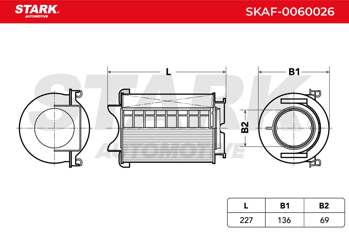Vzduchový filter STARK AUTOMOTIVE GMBH