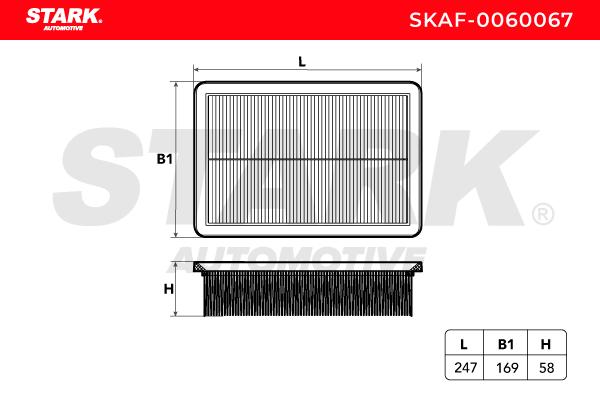 Vzduchový filter STARK AUTOMOTIVE GMBH