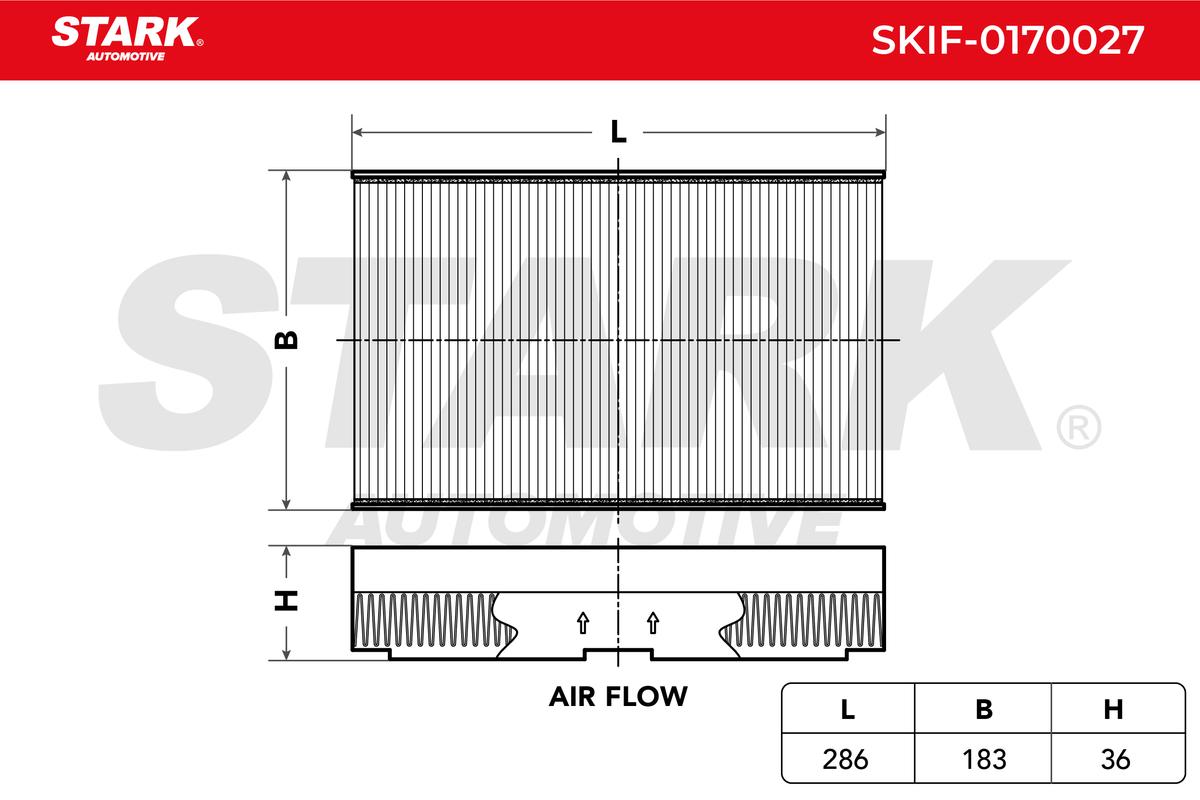 Filter vnútorného priestoru STARK AUTOMOTIVE GMBH