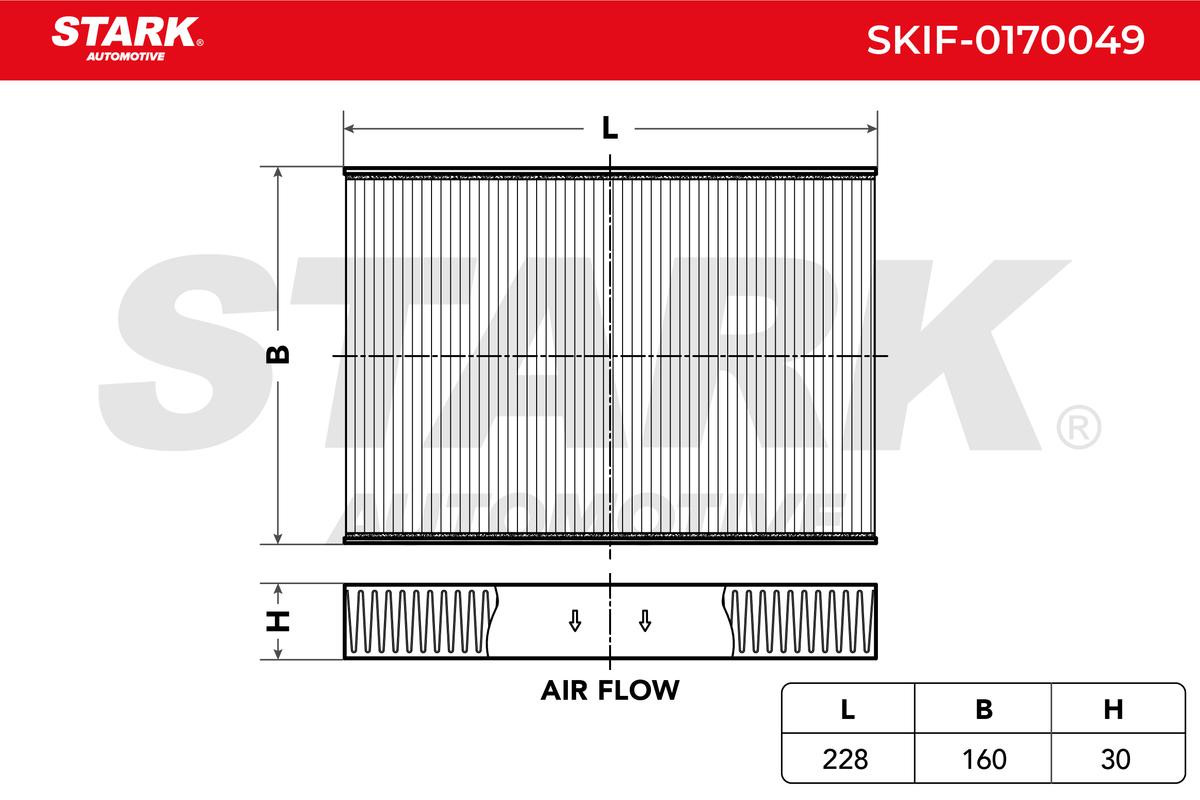 Filter vnútorného priestoru STARK AUTOMOTIVE GMBH