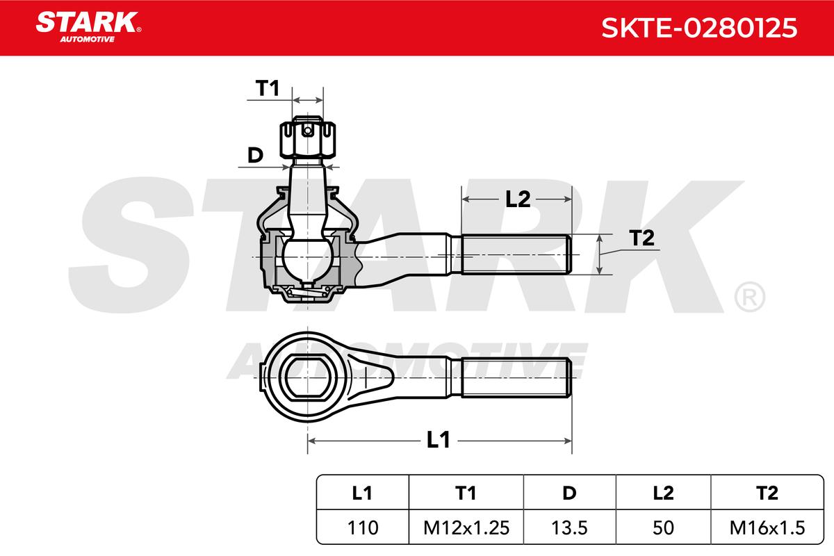 Hlava/čap spojovacej tyče riadenia STARK AUTOMOTIVE GMBH