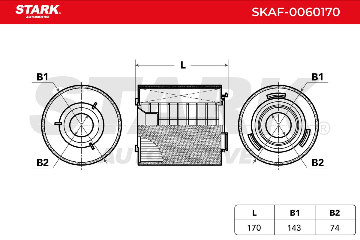 Vzduchový filter STARK AUTOMOTIVE GMBH