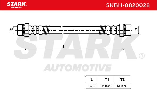 Brzdová hadica STARK AUTOMOTIVE GMBH