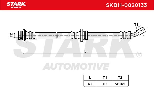 Brzdová hadica STARK AUTOMOTIVE GMBH