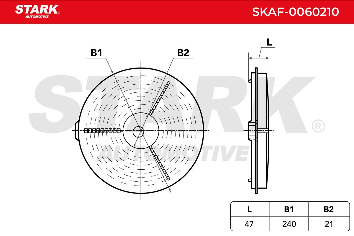 Vzduchový filter STARK AUTOMOTIVE GMBH