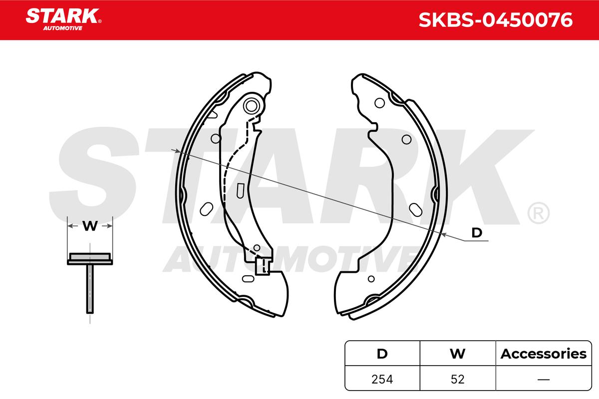 Sada brzdových čeľustí STARK AUTOMOTIVE GMBH