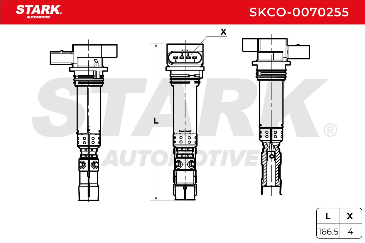 Zapaľovacia cievka STARK AUTOMOTIVE GMBH