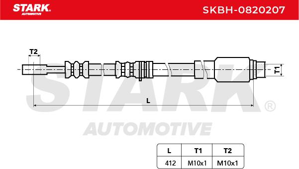 Brzdová hadica STARK AUTOMOTIVE GMBH