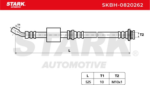 Brzdová hadica STARK AUTOMOTIVE GMBH