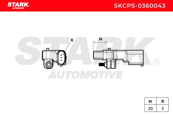 Snímač impulzov kľukového hriadeľa STARK AUTOMOTIVE GMBH
