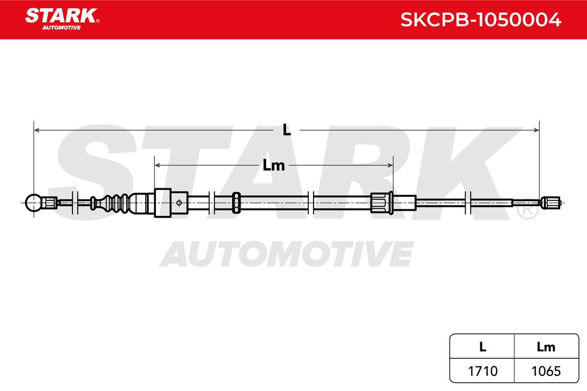 żażné lanko parkovacej brzdy STARK AUTOMOTIVE GMBH