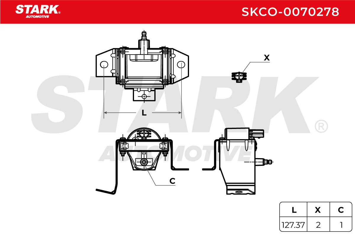 Zapaľovacia cievka STARK AUTOMOTIVE GMBH