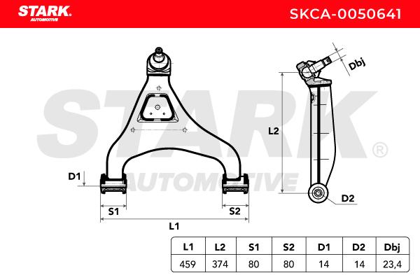 Rameno zavesenia kolies STARK AUTOMOTIVE GMBH