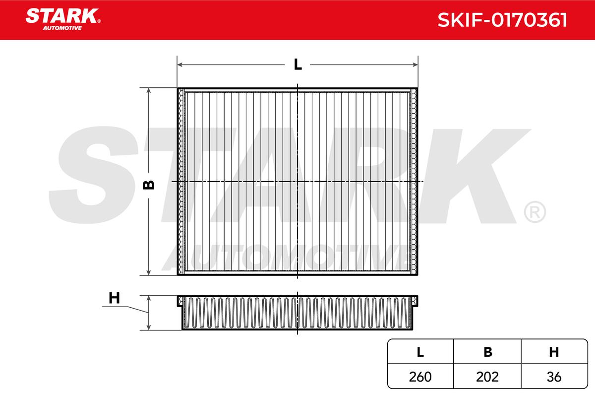 Filter vnútorného priestoru STARK AUTOMOTIVE GMBH