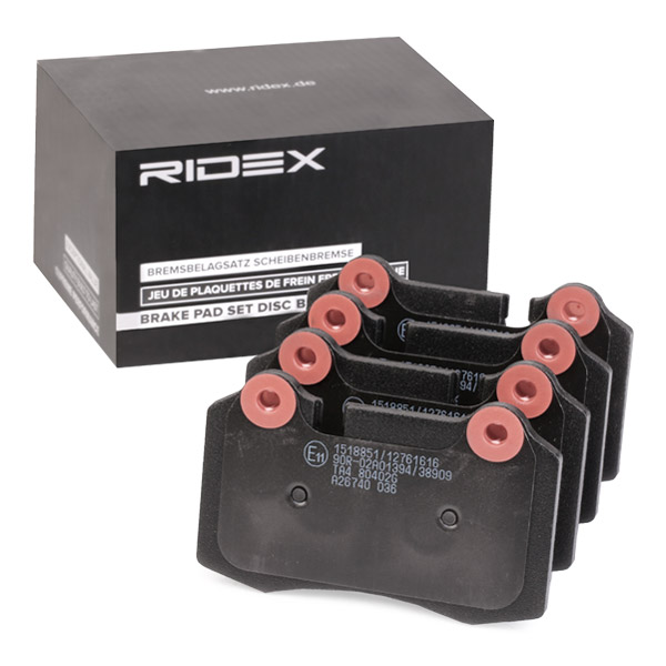 Sada brzdových platničiek kotúčovej brzdy RIDEX