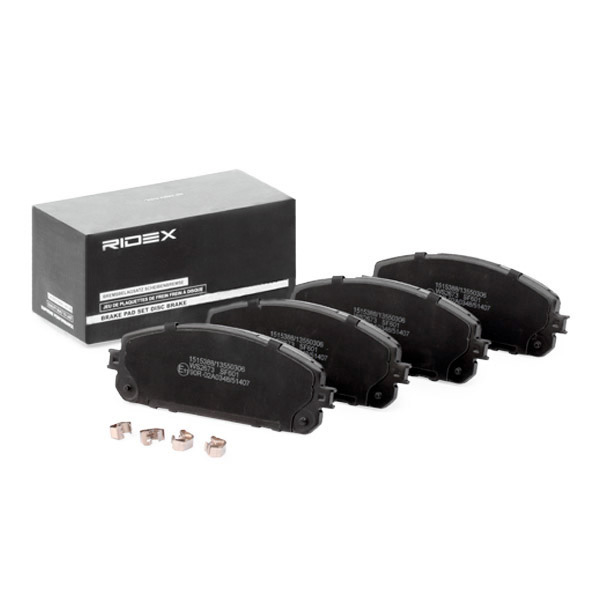 Sada brzdových platničiek kotúčovej brzdy RIDEX