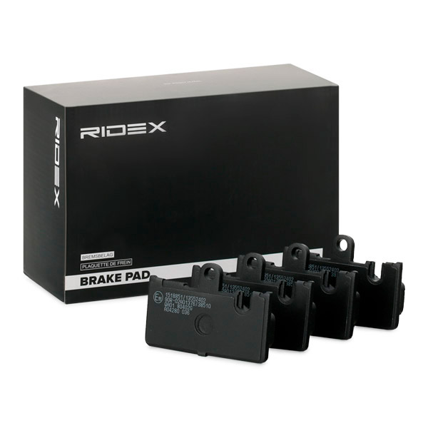 Sada brzdových platničiek kotúčovej brzdy RIDEX