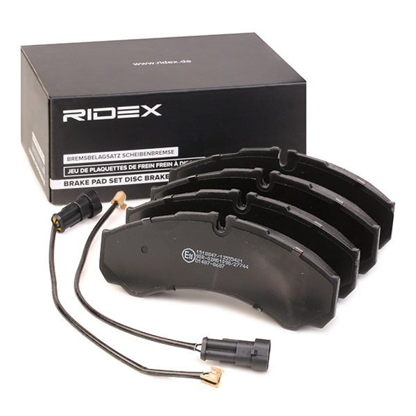 Sada brzdových platničiek kotúčovej brzdy RIDEX