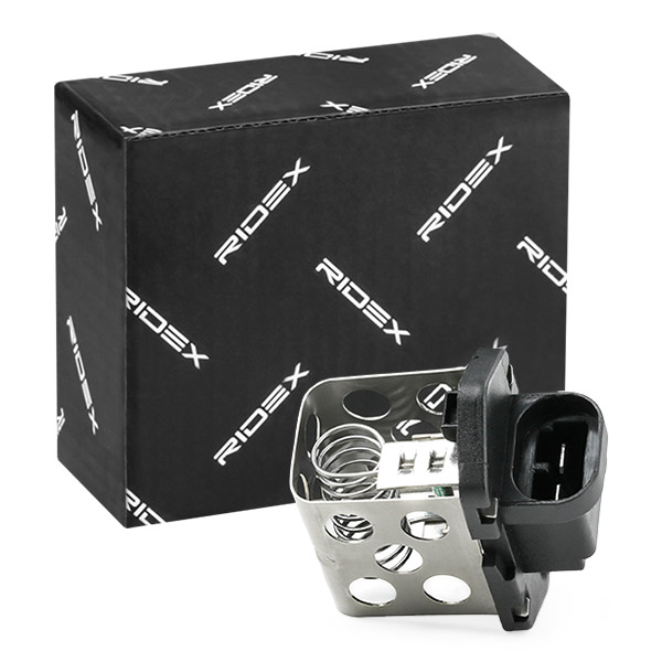 Predradený odpor, elektromotor (ventilátor chladiča) RIDEX