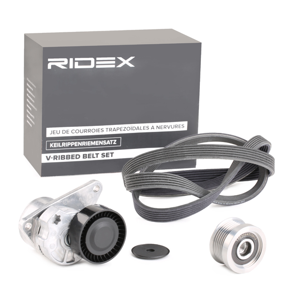 Ozubený klinový remeň - Sada RIDEX