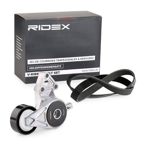Ozubený klinový remeň - Sada RIDEX
