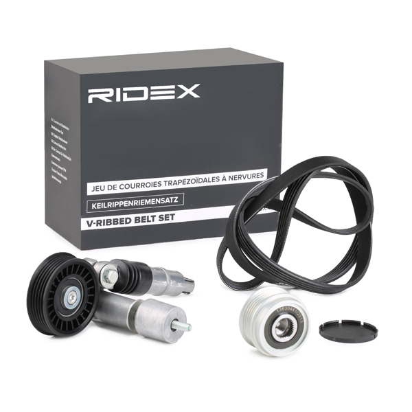 Ozubený klinový remeň - Sada RIDEX