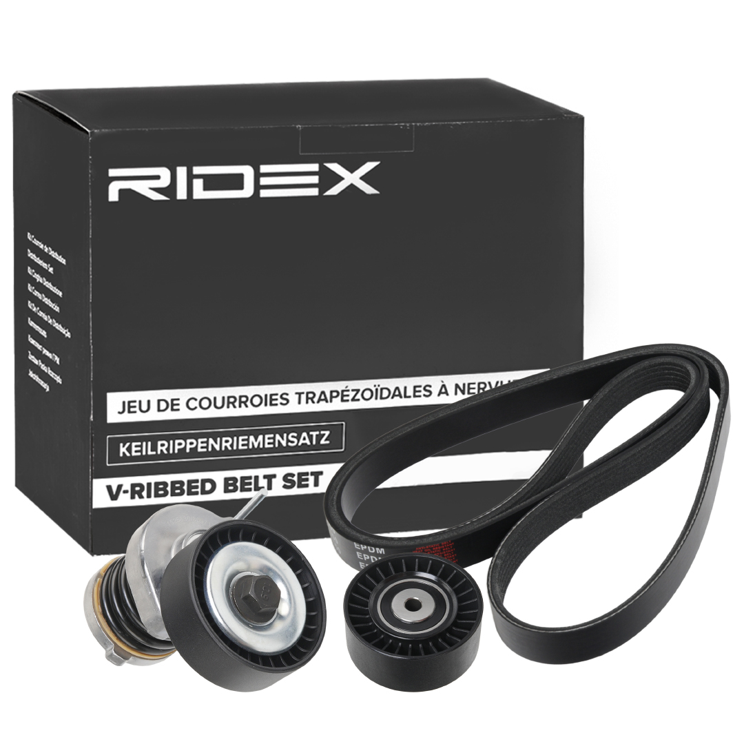Ozubený klinový remeň - Sada RIDEX