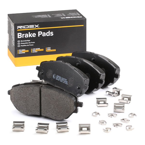 Sada brzdových platničiek kotúčovej brzdy RIDEX