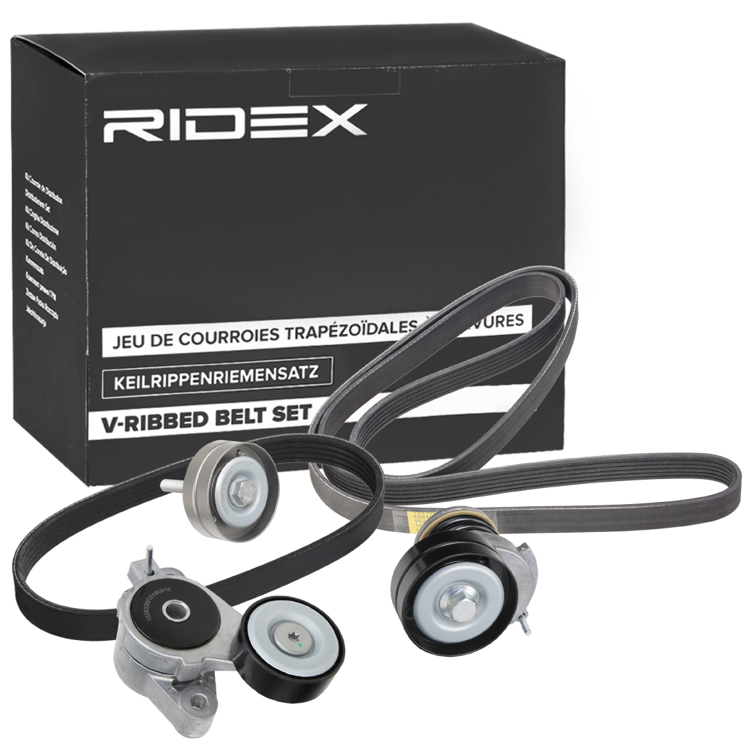 Ozubený klinový remeň - Sada RIDEX