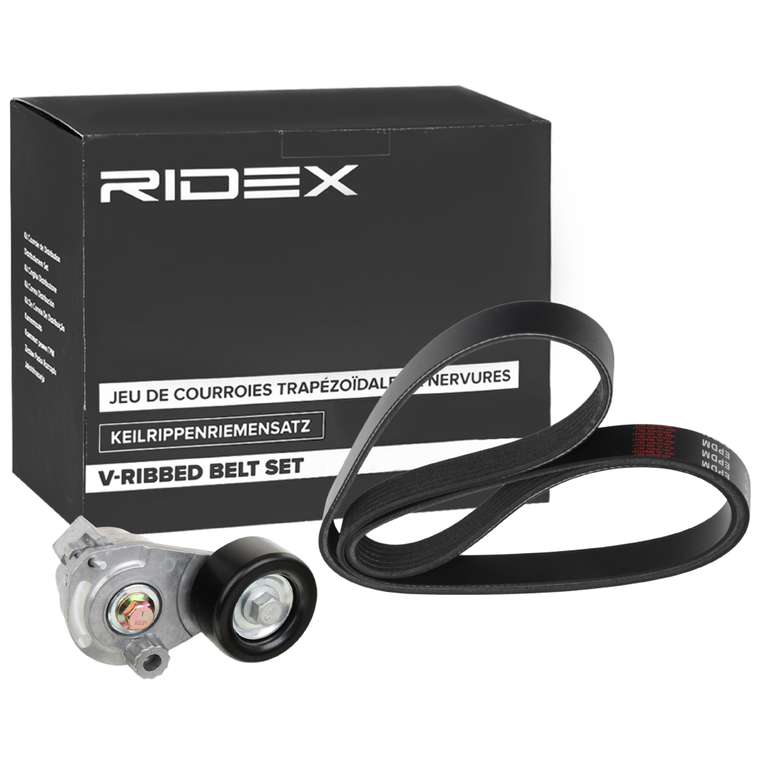 Ozubený klinový remeň - Sada RIDEX