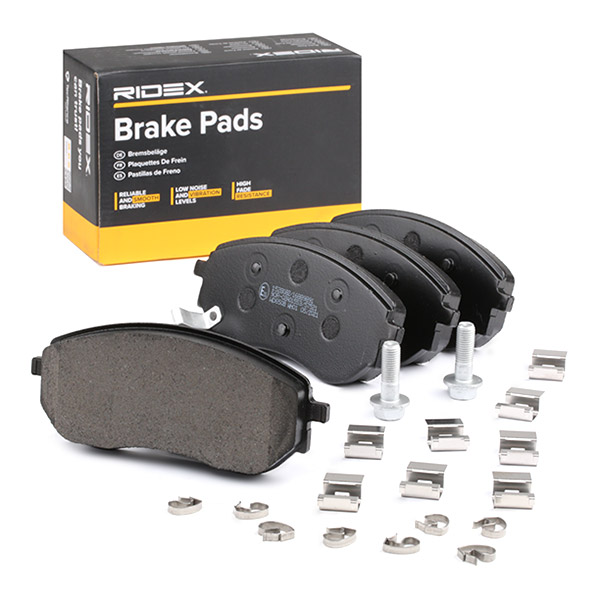 Sada brzdových platničiek kotúčovej brzdy RIDEX
