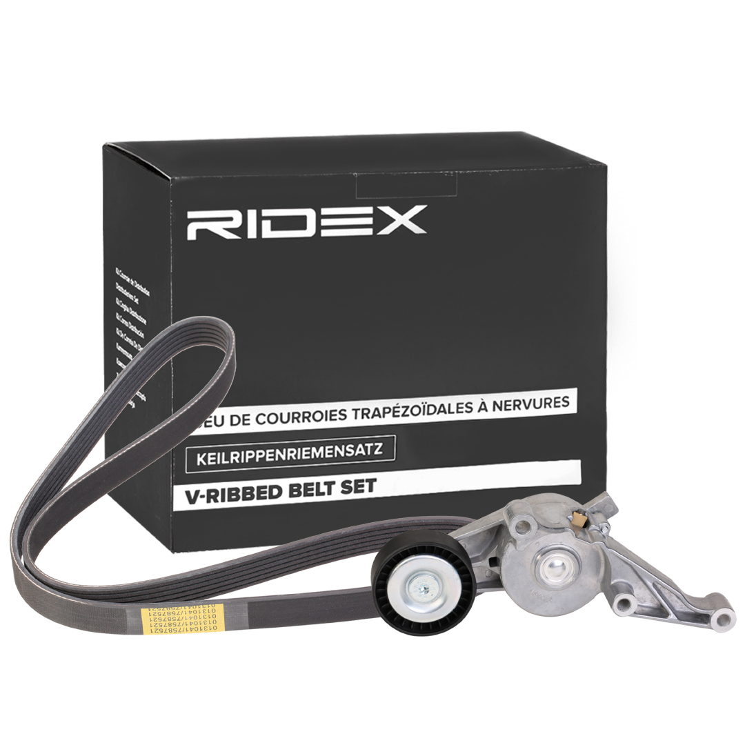 Ozubený klinový remeň - Sada RIDEX