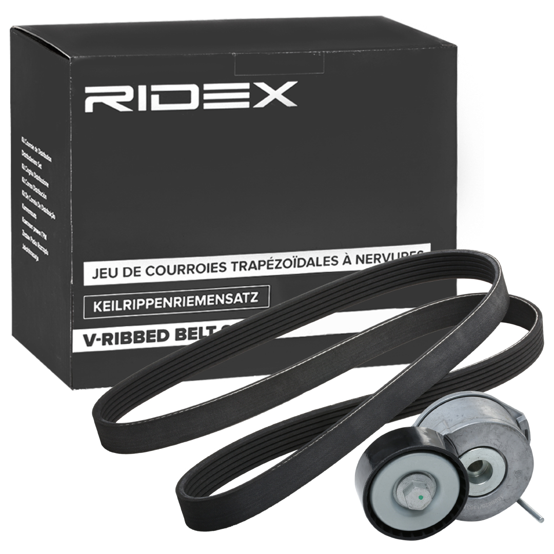 Ozubený klinový remeň - Sada RIDEX