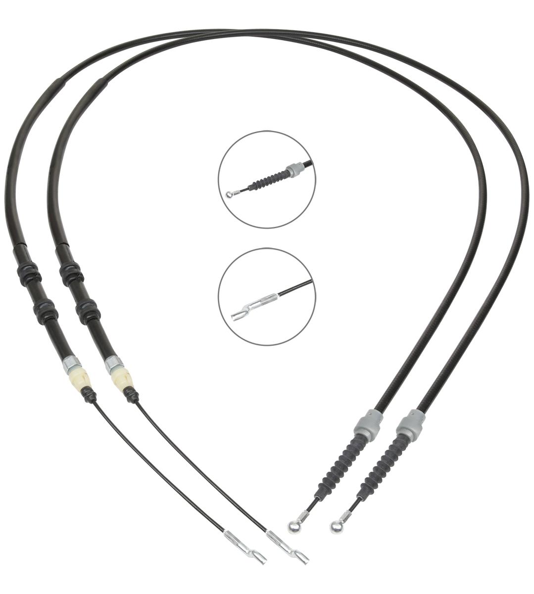 żażné lanko parkovacej brzdy RIDEX