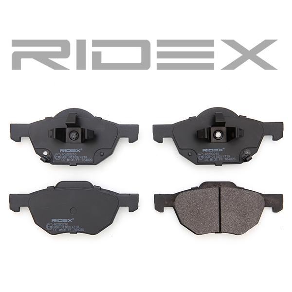 Sada brzdových platničiek kotúčovej brzdy RIDEX