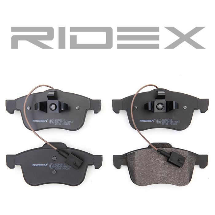 Sada brzdových platničiek kotúčovej brzdy RIDEX