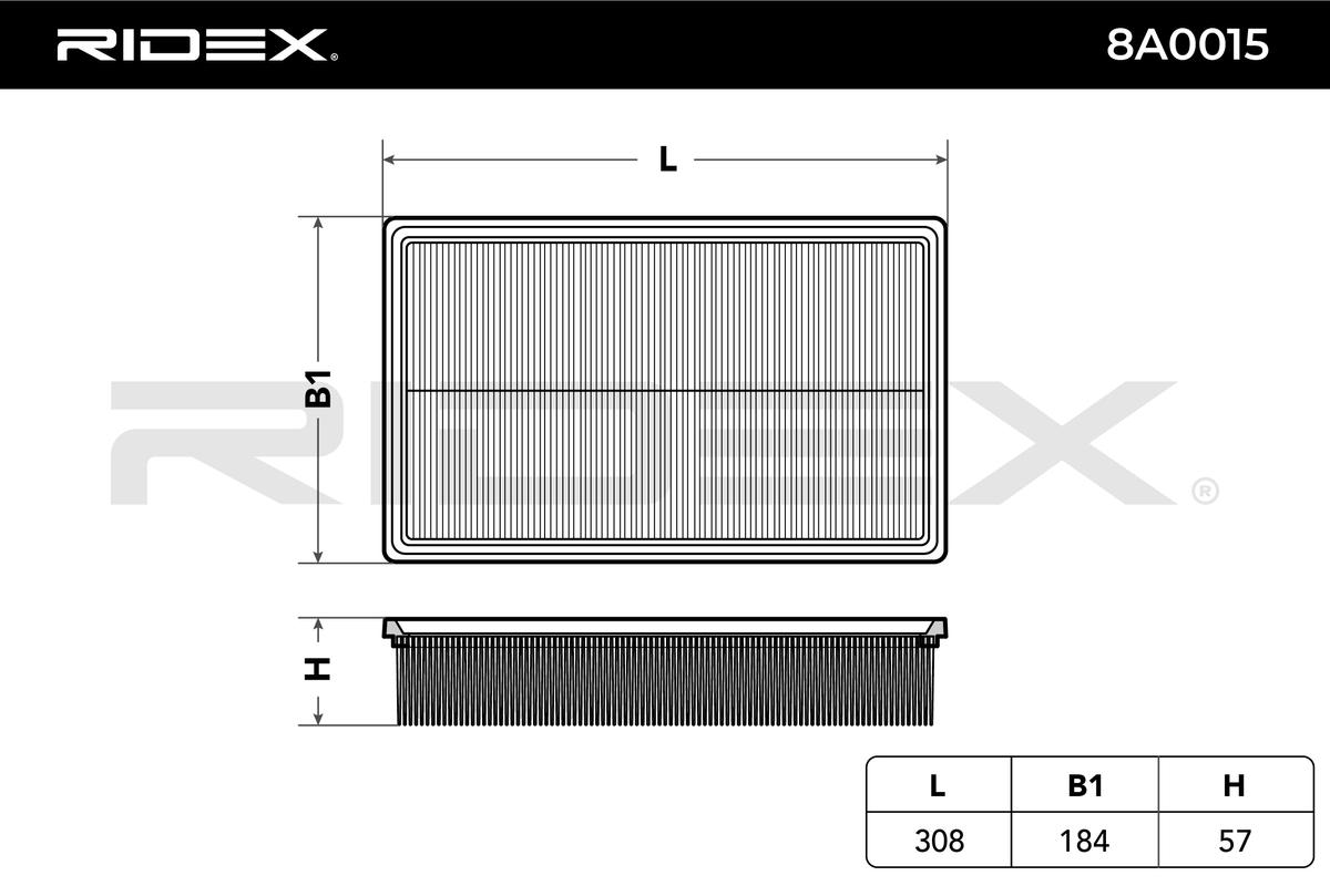 Vzduchový filter RIDEX