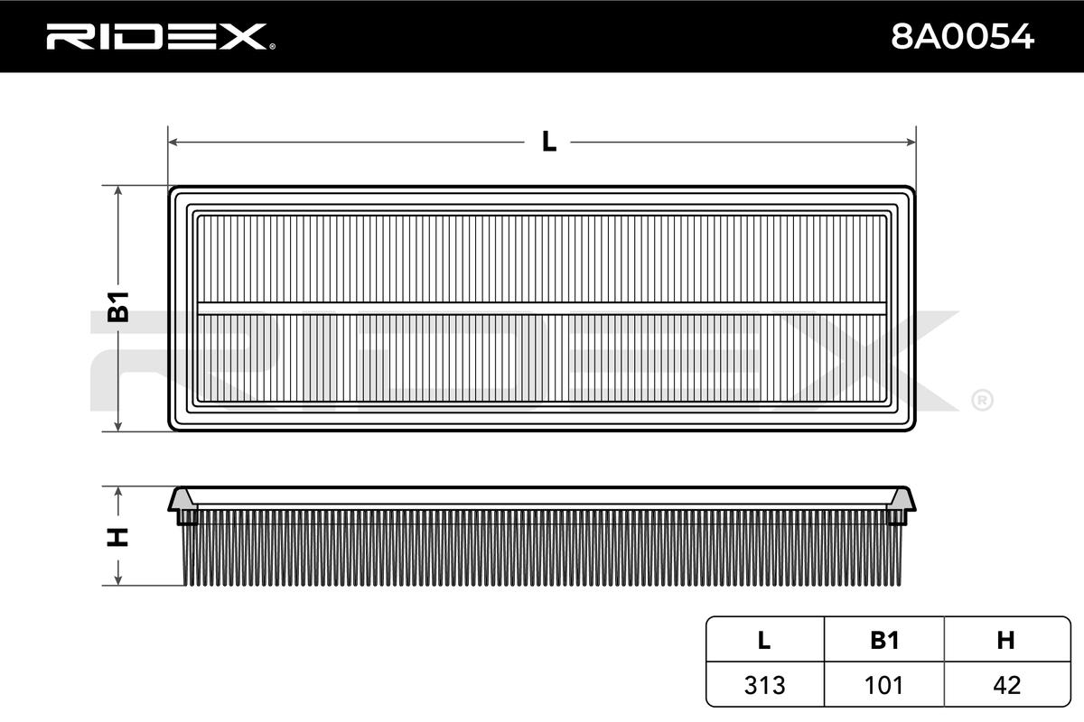 Vzduchový filter RIDEX