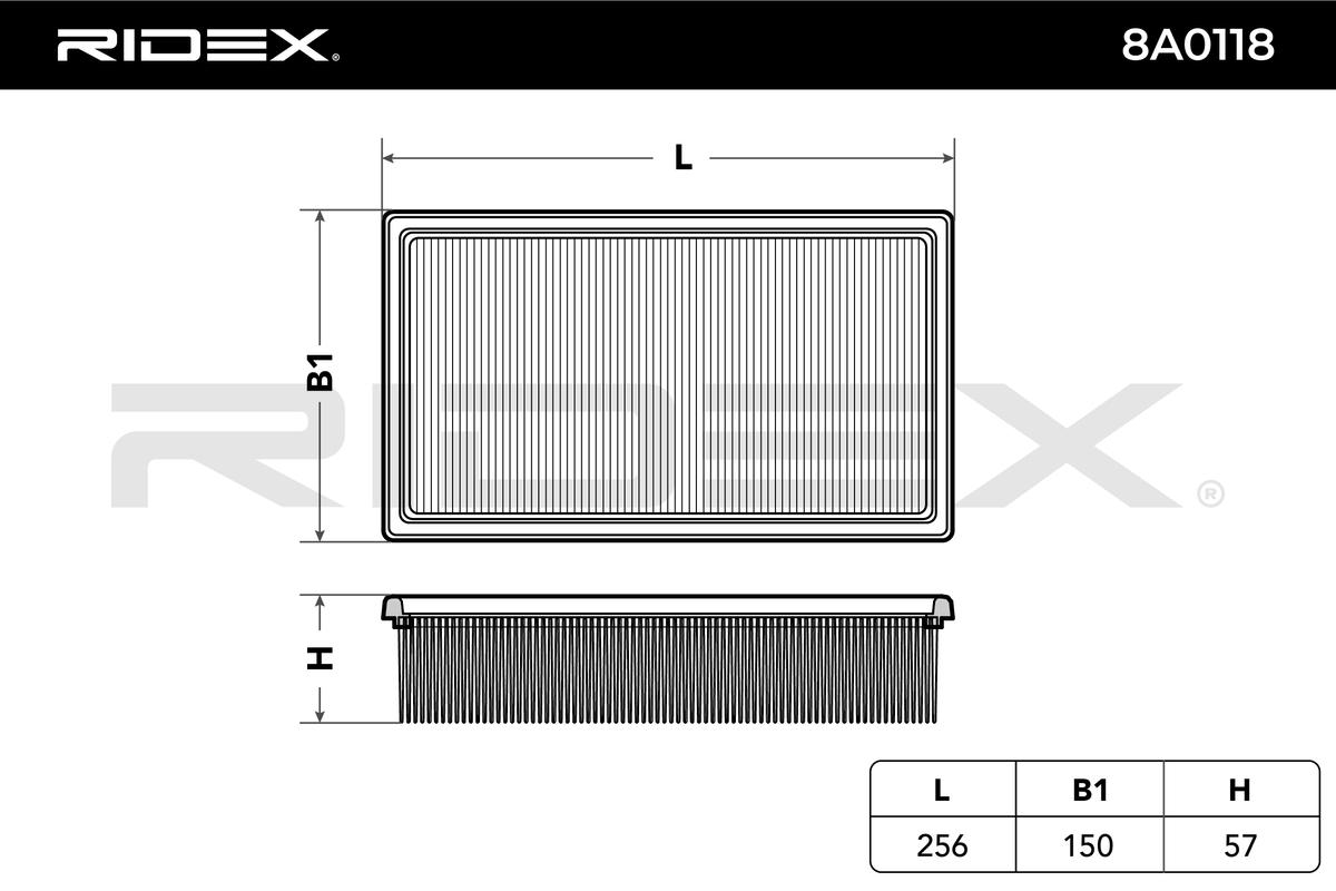 Vzduchový filter RIDEX